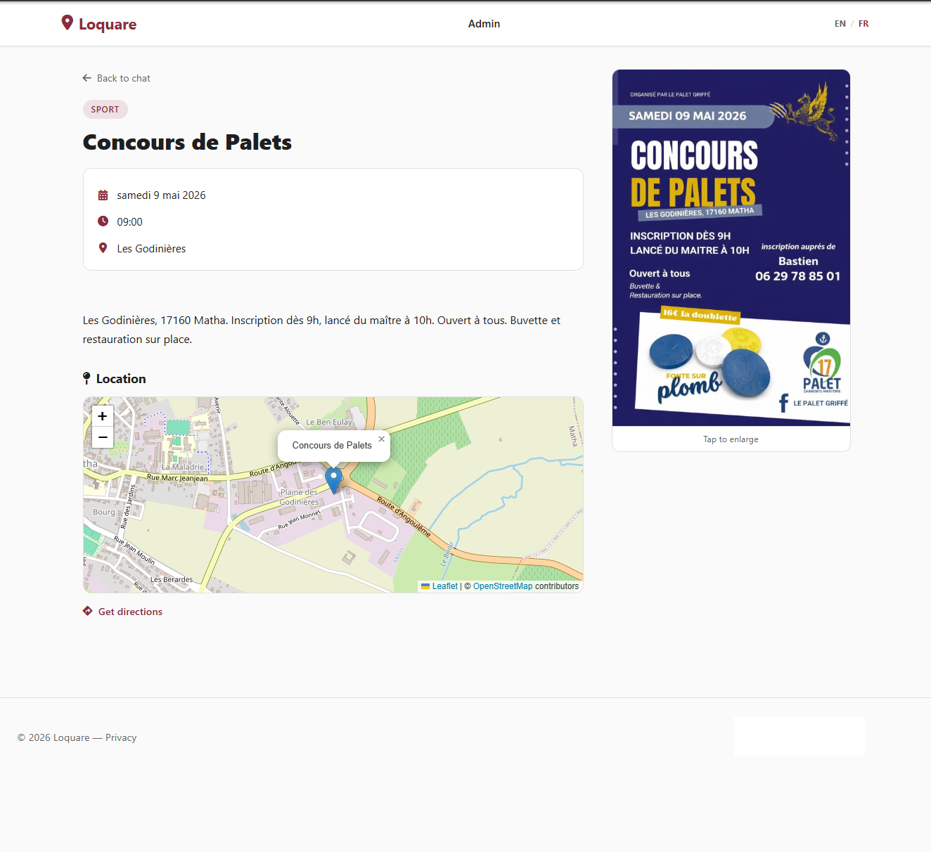 Tous les détails, en un geste